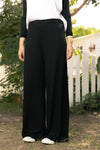 Black Viscose pants