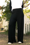 Black Viscose pants