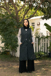Quilted Long vest