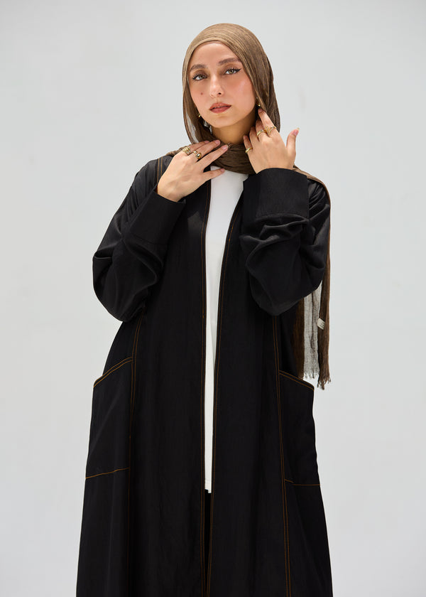 practical denim cardigan