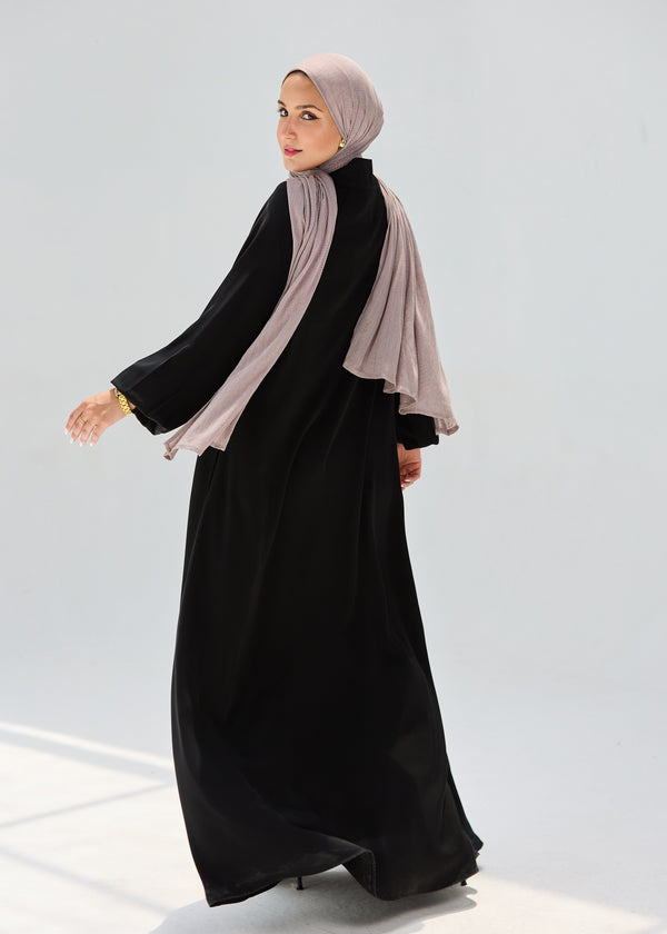 practical abaya with snaps