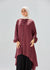 Washed Brick-Mist Silky Blouse