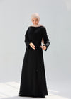 lace wrap abaya