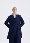 Softline Wrap Top Navy