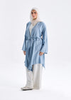 Flowy caridgan with belt and wide pockets