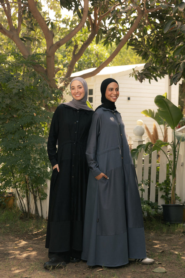 practical abaya with snaps