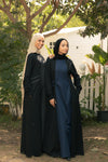 comfy Abaya With Mixed fabrics