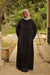 Luxurey open Abaya with velvety texture