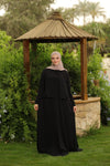 poncho Abaya with embellished layers