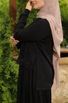 poncho Abaya with embellished layers