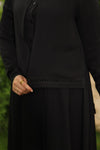 poncho Abaya with embellished layers