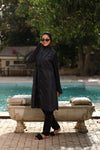 Modest swimwear set black color