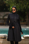 Modest swimwear set black color