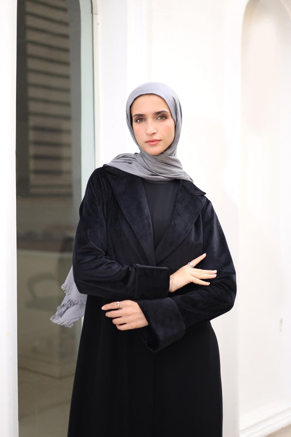Velvet warm abaya