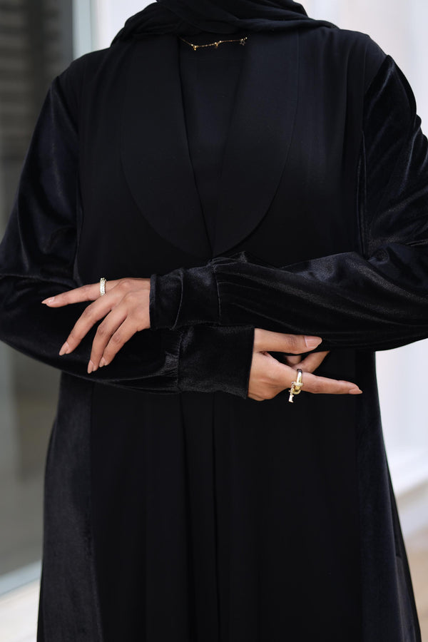 Abaya velvet soft