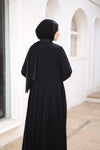 Silk Abaya With Satin Touch