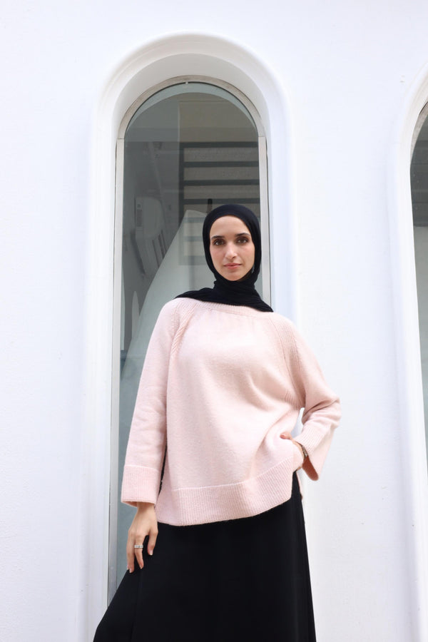 raglan sleeve sweater Rose