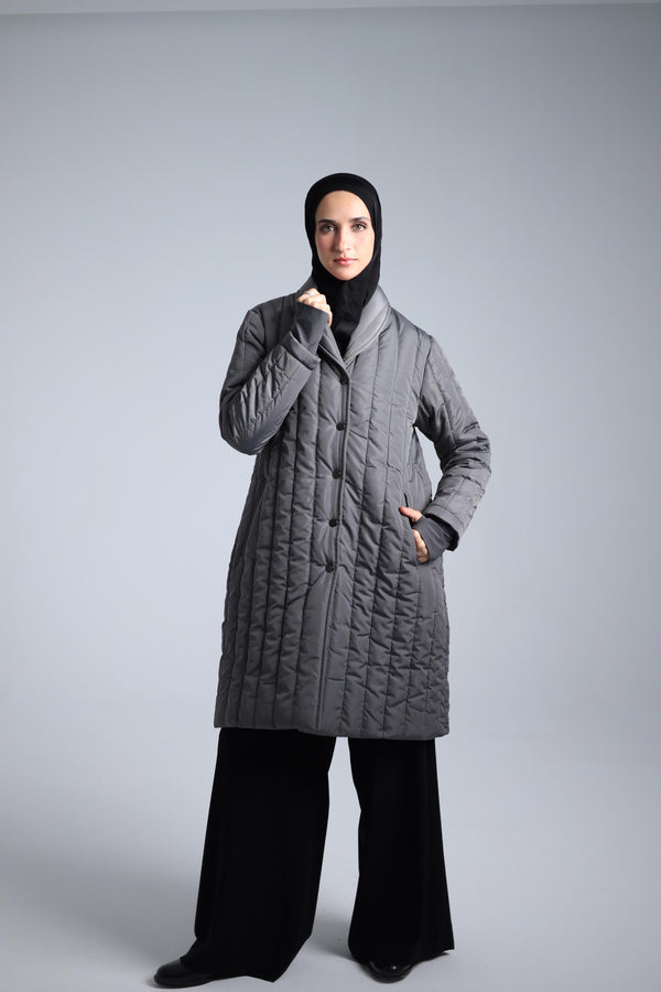Quilted Long jacket