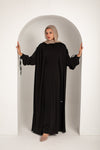 Gathered flowy Abaya