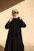 Black Celestial Pleated Set