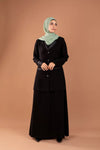 Abaya Crepe with Attached Vest and pockets