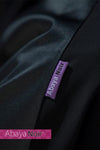 Abaya with satin on Sides
