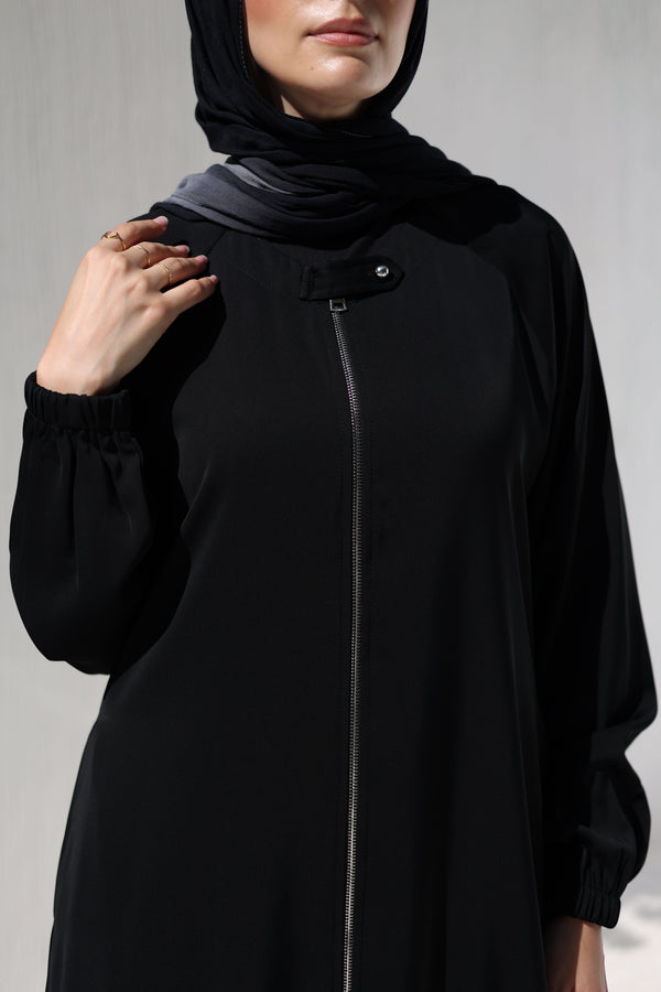 Cardigan with Oxyde or Silver Zipper