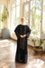 (Dual)-Fabric elegant open Abaya