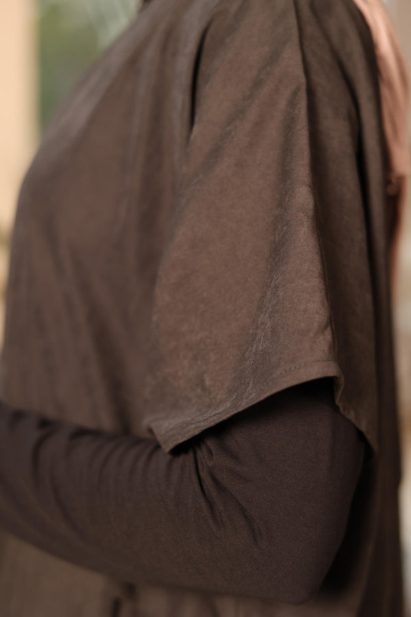 Front-Zip Elevated Cape black