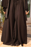 wide leg palazzo pants black