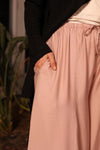 wide leg palazzo pants pink