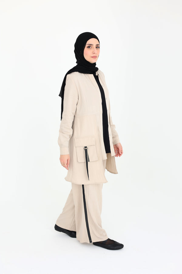 Soft-Touch Cargo Set Beige