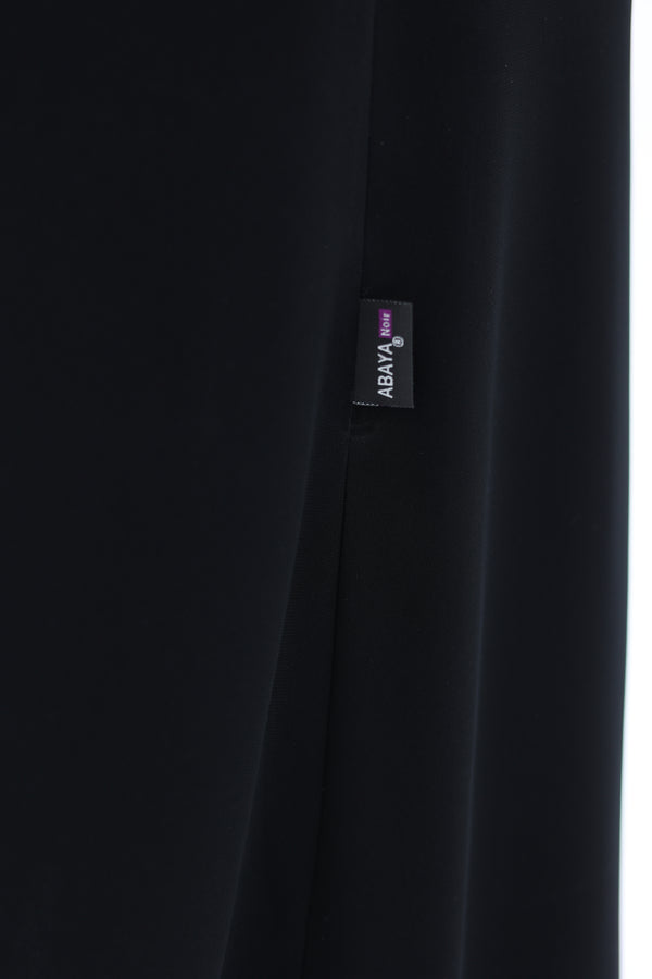 abaya with chiffon cut