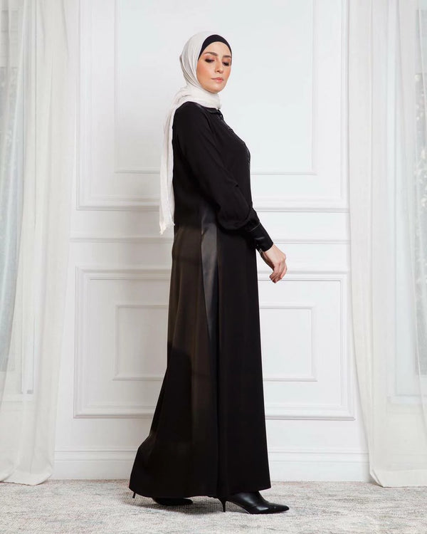 Chemise Abaya with touch of Satin