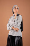 Light wool Blouse Grey Color