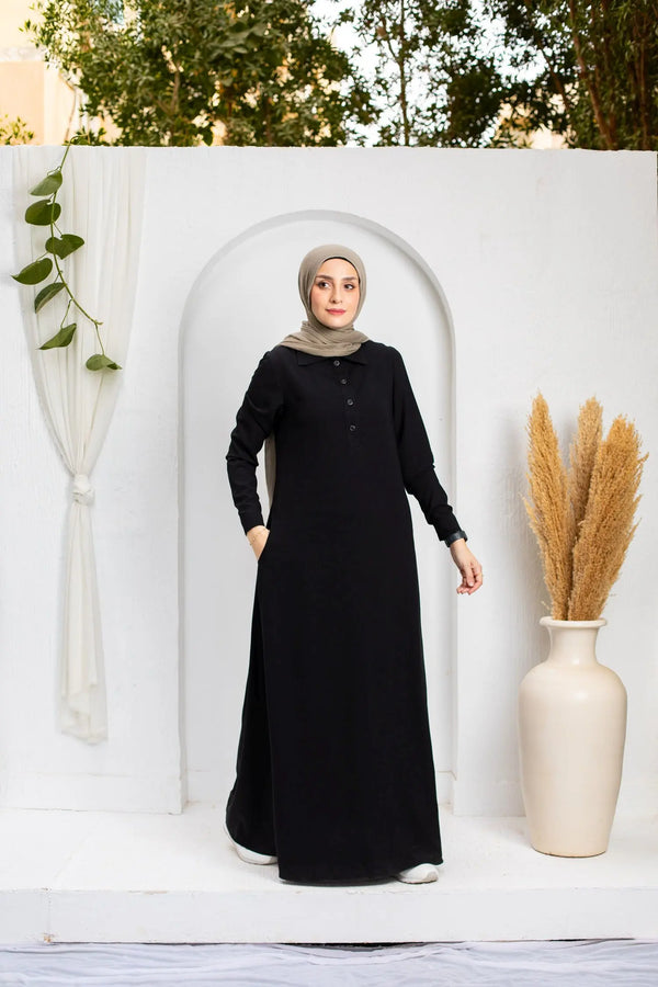 New Basic crepe Abaya