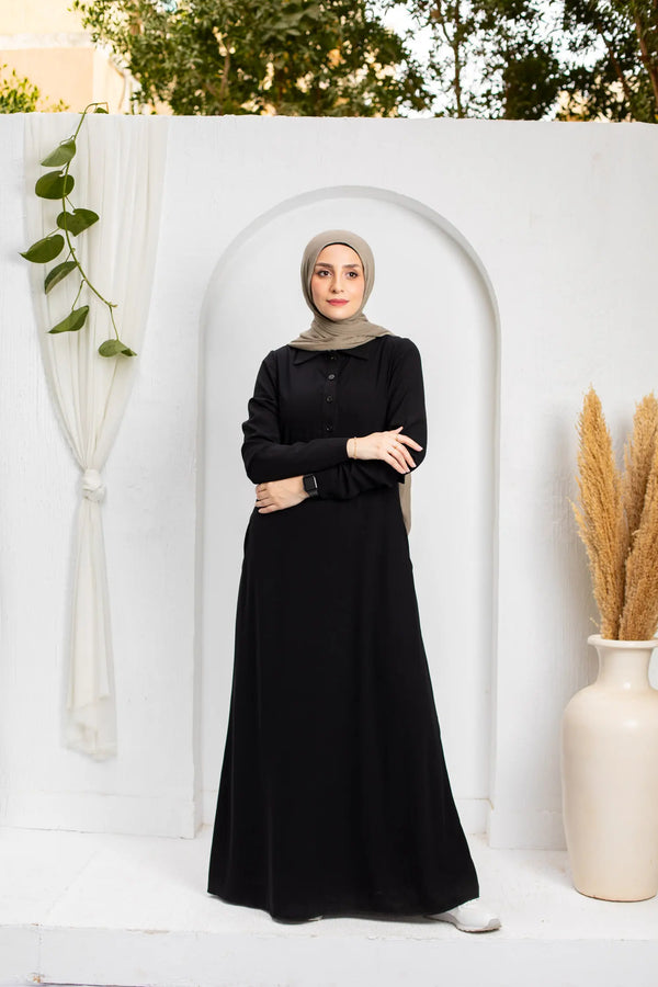 New Basic crepe Abaya