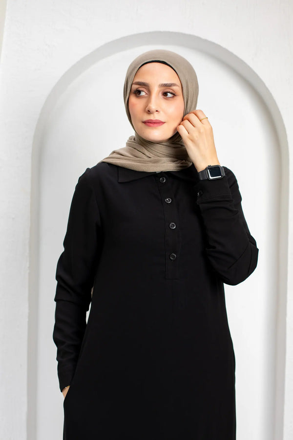 New Basic crepe Abaya