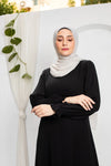 New Basic silk Abaya