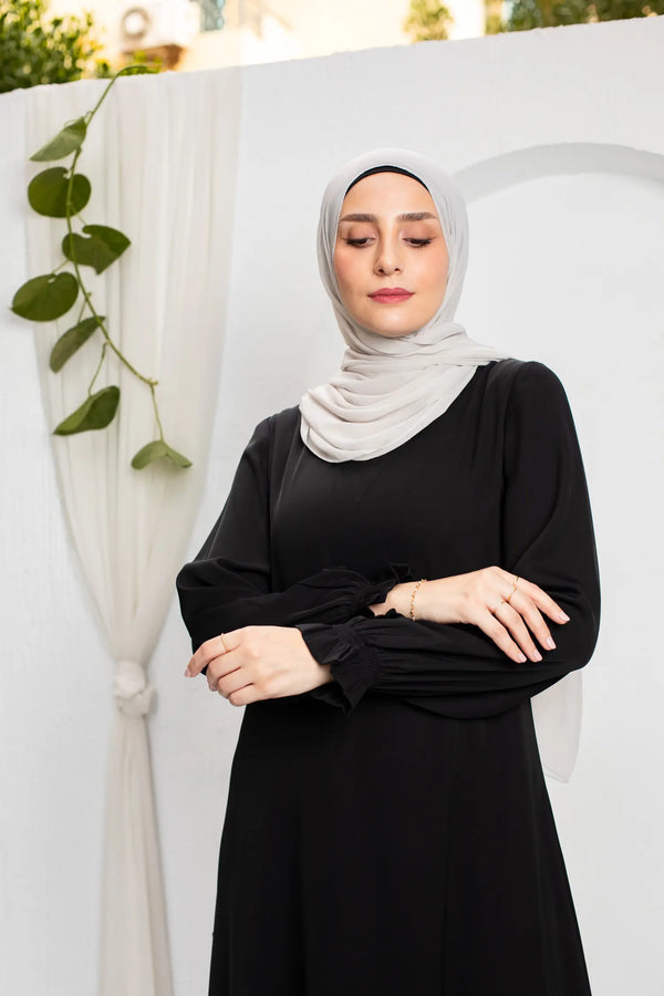 New Basic silk Abaya