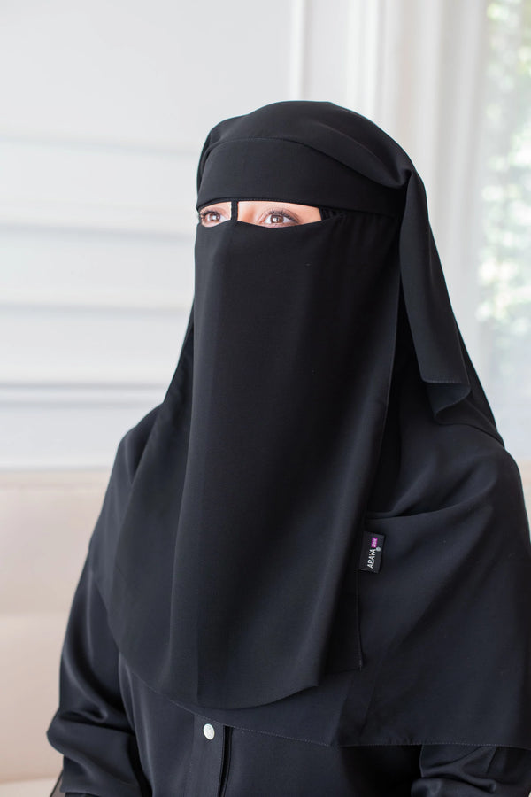 Niqab Khaliji 2 layers