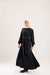 Light silky Tulip abaya with a waist tie.