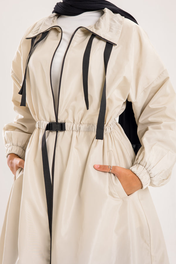 Waterproof material jacket