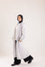 Long cozy Milton coat with hood