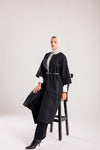 Knee length woolen coat
