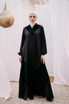 Satin * crepe V abaya