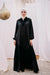 Satin * crepe V abaya