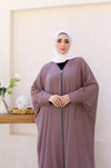 Silk Abaya Freesizewith embriodery