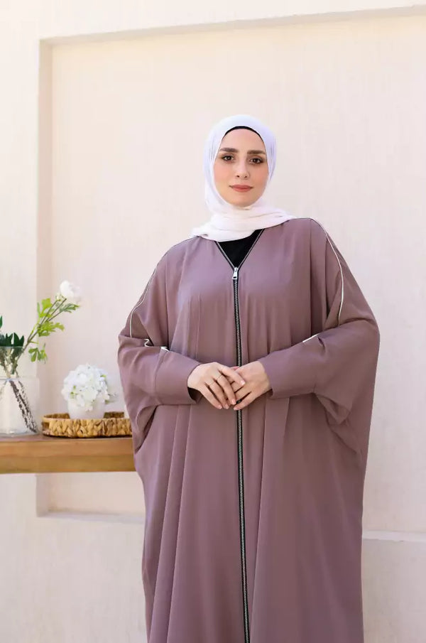 Silk Abaya Freesizewith embriodery