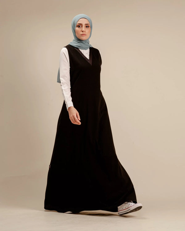 Sleeveless Crepe Dress